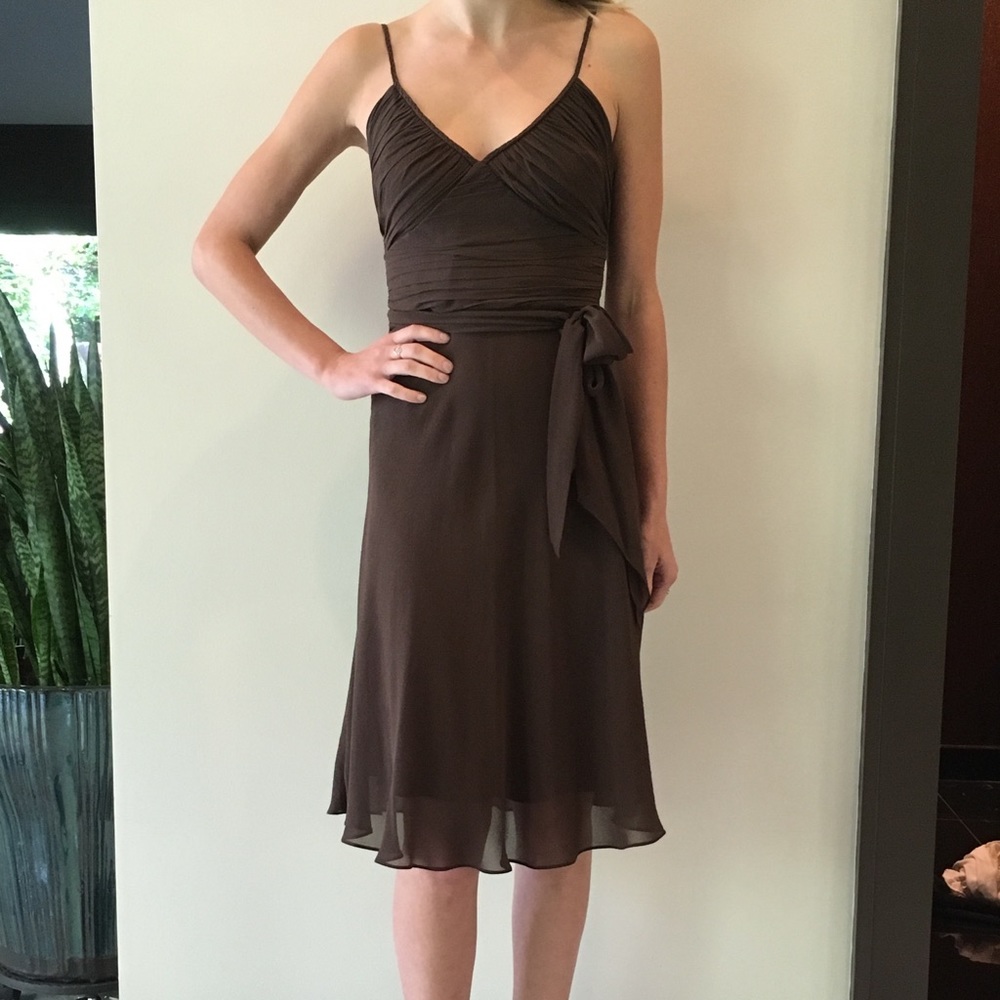 BCBG Chocolate Cocktail Dress